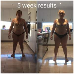 Cassie (Kawana): ''it sounded too good to be true, but I look and feel wonderful!'' - 5 week EMS fitness results 1