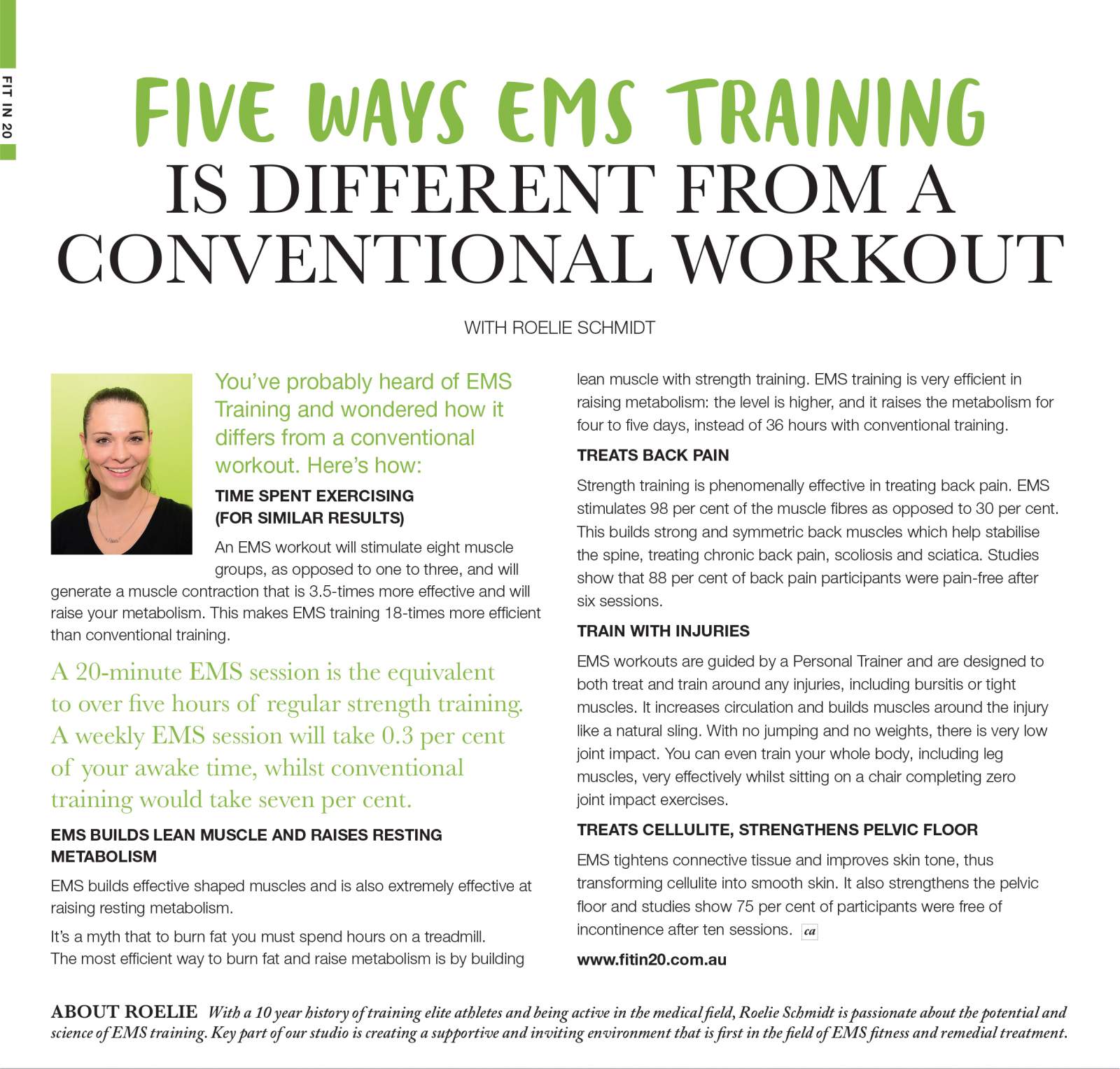 Five Ways EMS Training is Different From a Conventional Workout